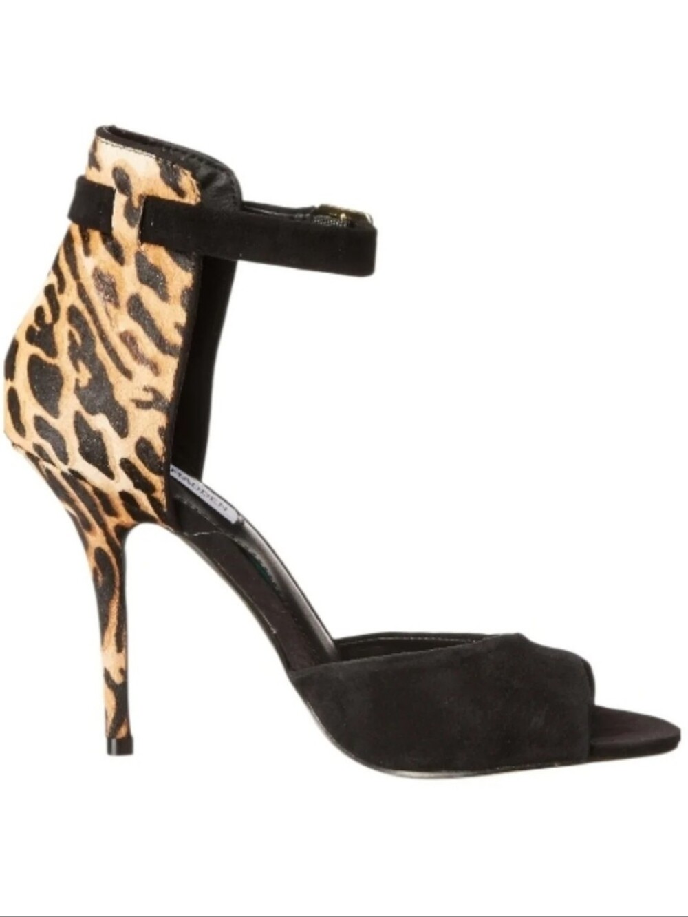 Steve Madden Black Stepout Shoe Box Label